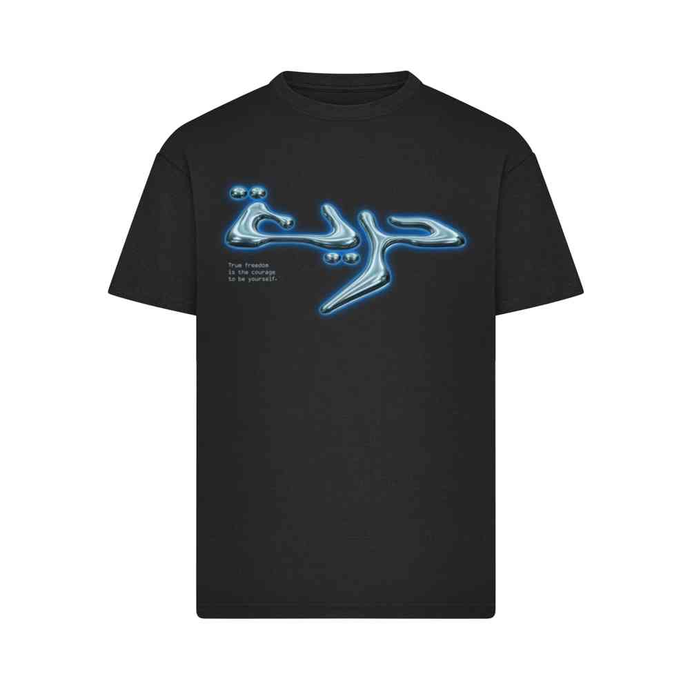 Mister Tee - True Freedom Chrome Oversize Mens Tshirt - Black